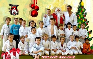 Visite du Père Noël au Baby Judo